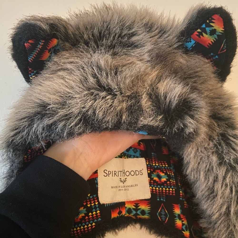 Spirithoods Grey Wolf Navajo